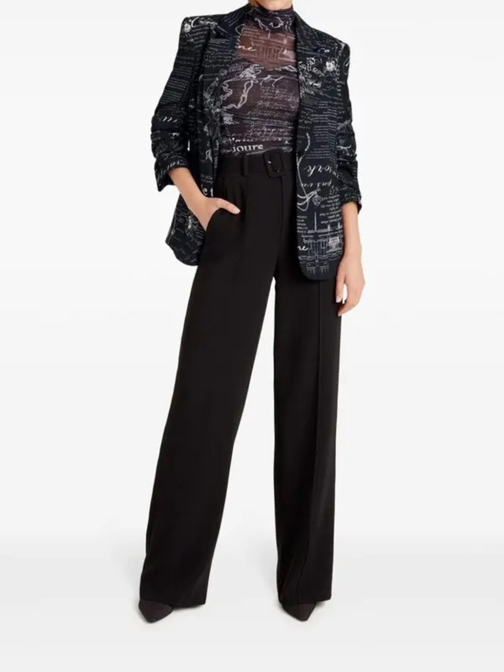 CINQ A SEPT KYLIE LOVE STORIES BLAZER